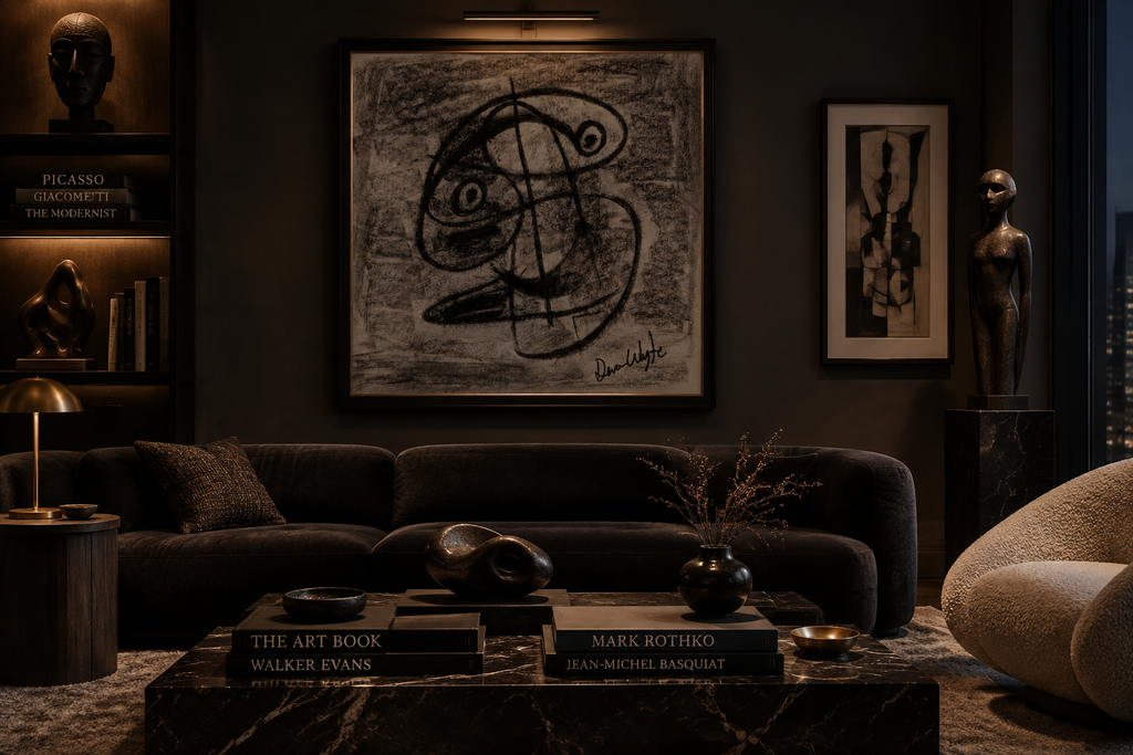 Night Sight Lifestyle - Art Collector Living Room