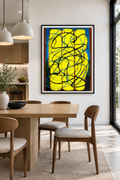 Vintage Stained Glass - Modern Dining Room